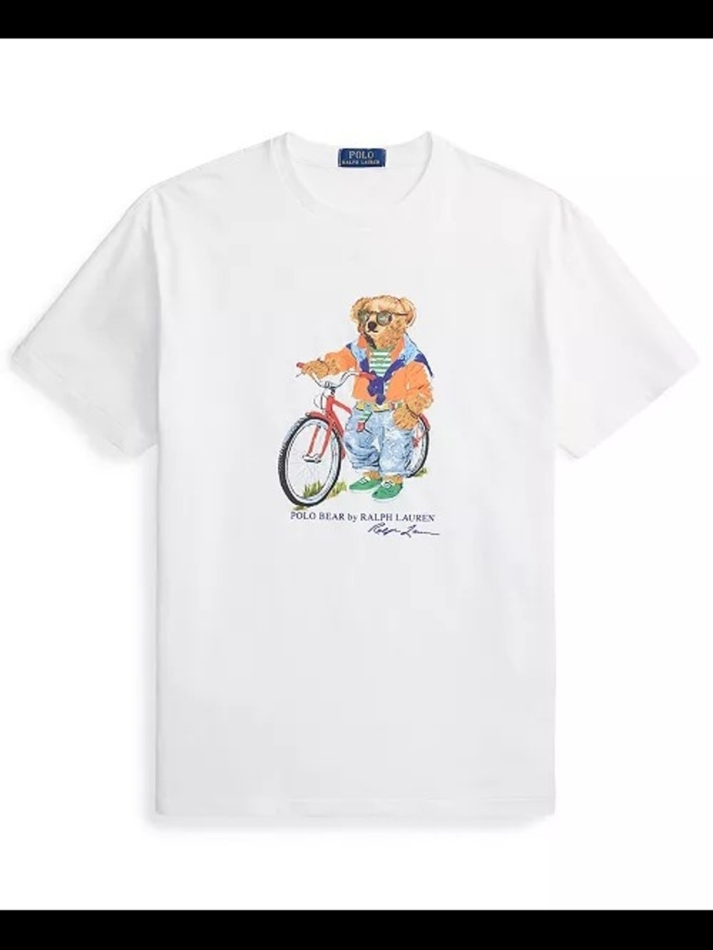 Ralph Lauren Polo Bear White Graphic Tee